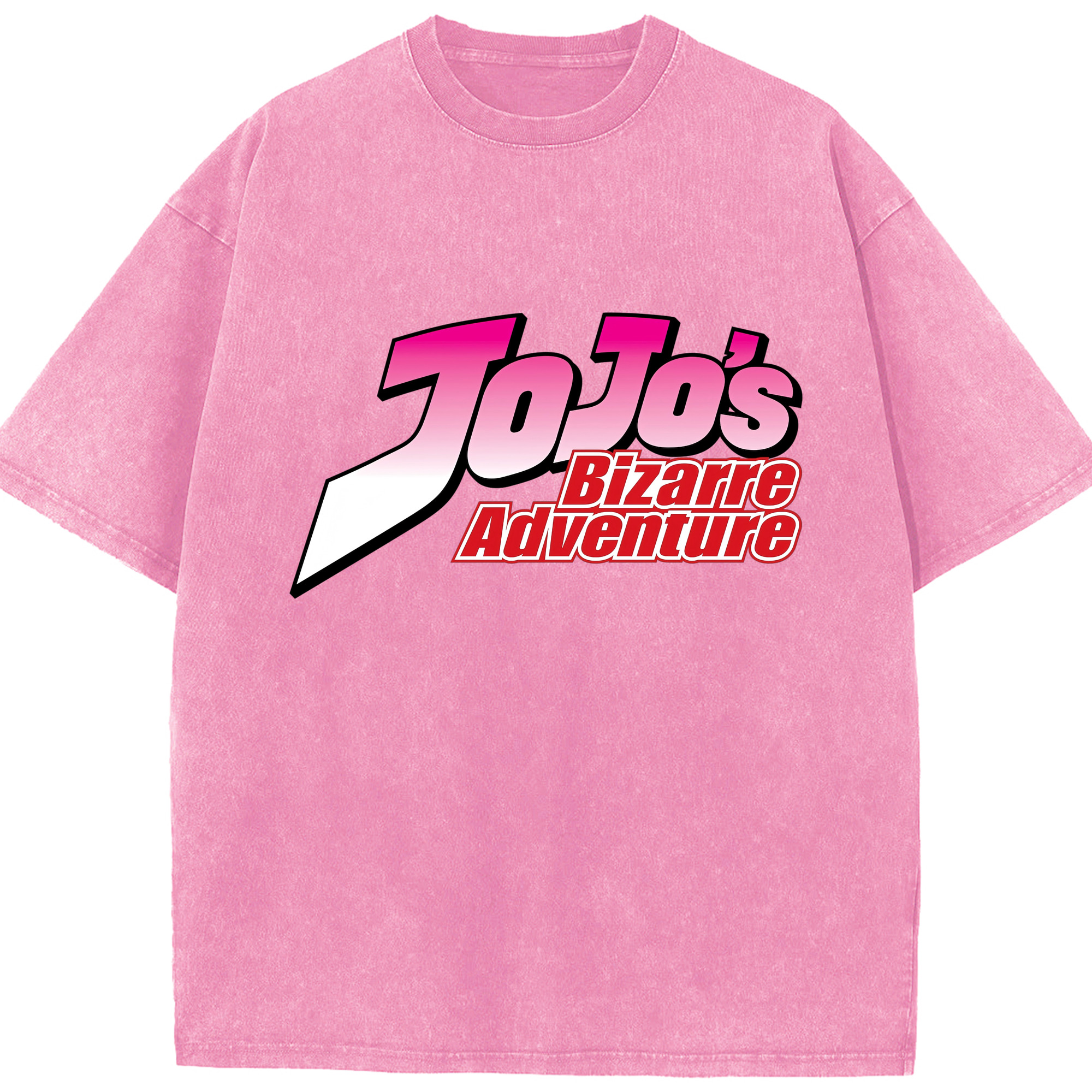 （画像用） ジョジョの奇妙な冒険 JoJo's Bizarre Adventure 綿100% ヴィンテージ風 半袖Tシャツ（フロントプリント）